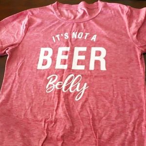 Pregnancy announcement graphic tee